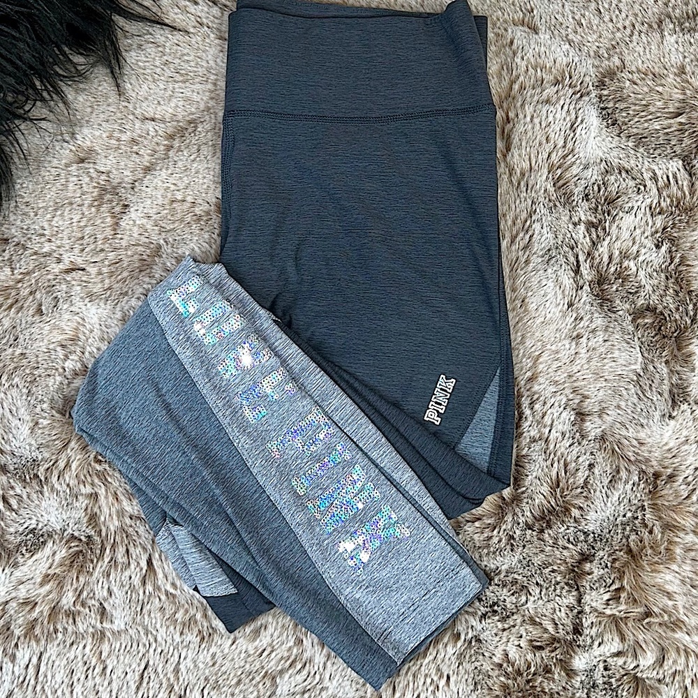 PINK VS YOGA Bling Workout Tights